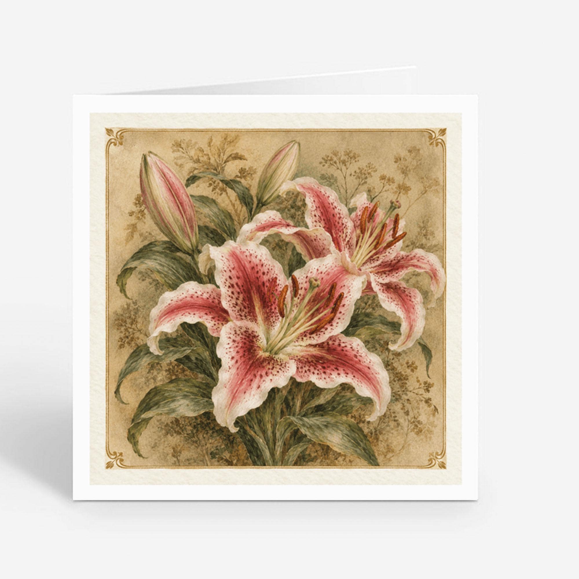 Stargazer Lily Card - Etsy