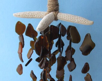 Sea Glass & Starfish Mobile Colossal Ombre Sea glass mobile, seaglass mobile, sea glass chandelier, seaglass windchime, sea glass art Sea Glass & Starfish Mobile Colossal Ombre Sea glass mobile, seaglass mobile, sea glass chandelier, seaglass windchime, sea glass art