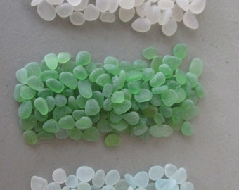 200 Little Beach Sea Glass Pieces for Crafting Jewelry Supply, Art Supplies