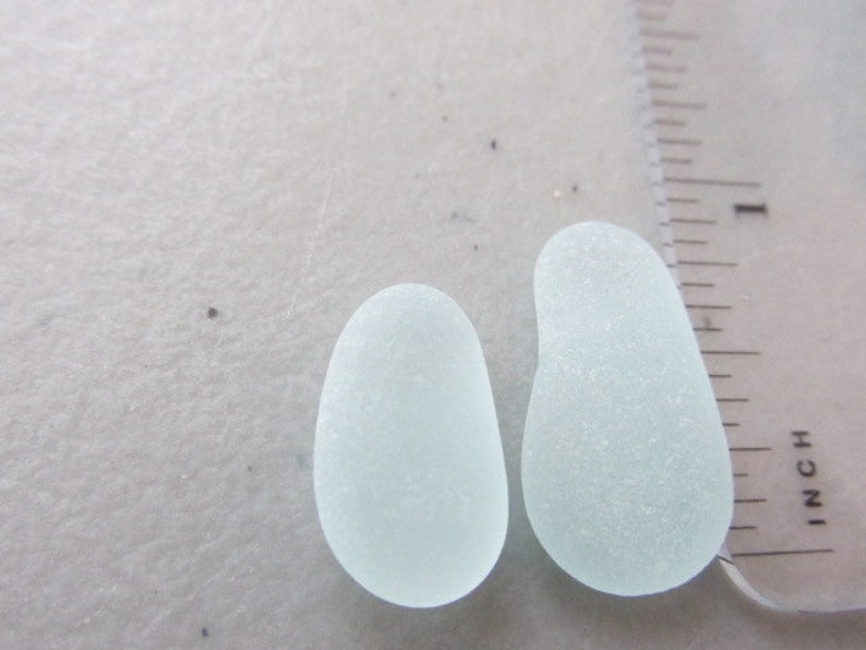 Medium Sea Beach Glass Sea Foam Jewelry Supply, Sea Glass Jewelry Making, Seaglass Beads image 5