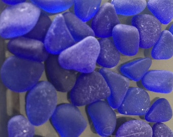 Genuine Sea Glass Blue Tiny Little Beach Glass, Seaglass Genuine Art Jewelry Supply