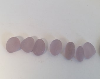 Spring Sale Sea Glass Light Amethyst Tiny Bulk Genuine, Jewelry Making Supply, Lavender Purple