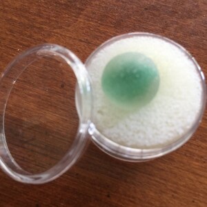Marble Sea Glass, Beach Find Collectors Treasure