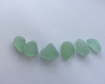 Genuine Soft Green Beach Sea Glass Pieces, Jewelry Supply, Bulk Seaglass, Sea Glass Lot