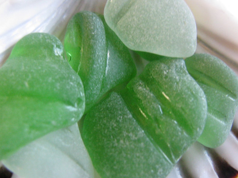Sea Glass Necks of Bottles Mosaic Jewelry Supply Genuine Beach Glass Canadian Seaglass Art Jewelry Supply