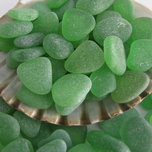 Kleine Seeglas Grün Seaglass Schmuck Künstler Lieferungen, Strand Glas Lot 20/50/100