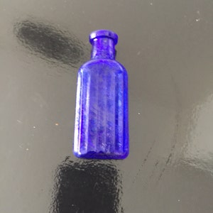 Small Blue Bottle Collectors Item