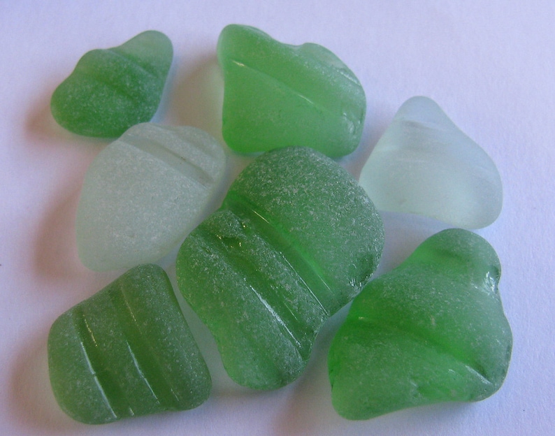 Sea Glass Necks of Bottles Mosaic Jewelry Supply Genuine Beach Glass Canadian Seaglass Art Jewelry Supply