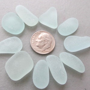 Medium Sea Beach Glass Sea Foam Jewelry Supply, Sea Glass Jewelry Making, Seaglass Beads image 2