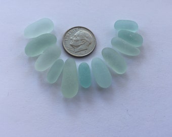 Spring Sale Sea Foam Cylinder Sea Glass Jewelry Art Supply - Vintage Beach Glass - Genuine Seaglass - Mosaic Supply