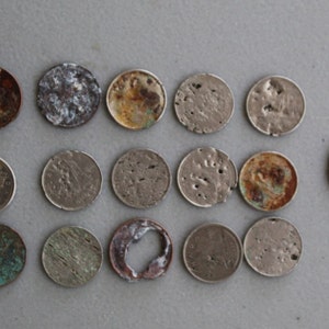 Vintage Canadian Dimes Coins Beach Treasures Beach Combed, Queen Elizabeth