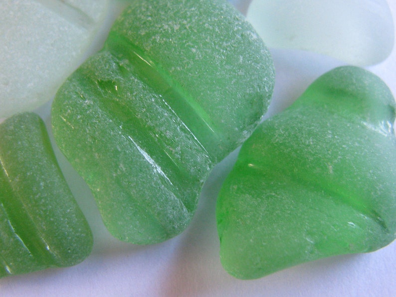 Sea Glass Necks of Bottles Mosaic Jewelry Supply Genuine Beach Glass Canadian Seaglass Art Jewelry Supply