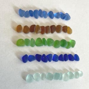 Suprimentos para joias de vidro marinho minúsculo, suprimentos para artesanato genuíno