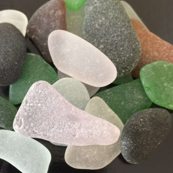 Large Sea Glass Authentic Real Ocean Tumbled Beach Glass Bulk Pieces Seaglass