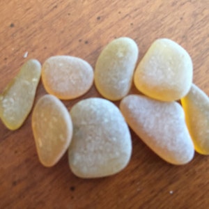 Golden Amber Beach Glass Bulk Sea Glass, Genuine Seaglass, Eco Friendly Jewelry Supply