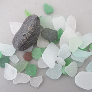 Sea Glass Assorted Pieces Genuine Beach Glass Bulk