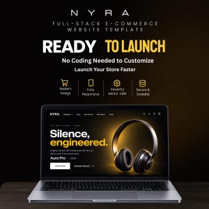 Ecommerce Website Template | Ready Made Online Store with Admin CMS | Next.js