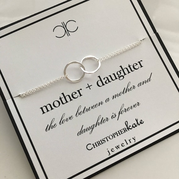 mother daughter ring necklace