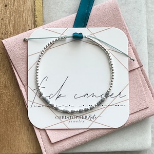 F*CK Cancer Morse Code Beaded Bracelet