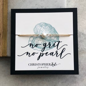 No Grit No Pearl Solitaire AAA Süßwasserperle Armband ... Achievement, bevollmächtigen, fördern