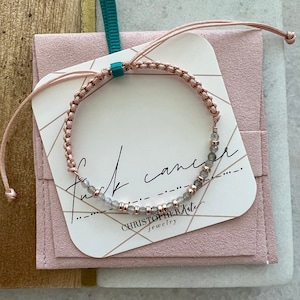 F*CK Cancer Morse Code Bar Macrame Bracelet