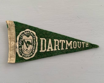 Vintage Dartmouth Pennant Mini Flag
