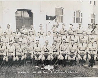 Vintage United States Military Photo 1937