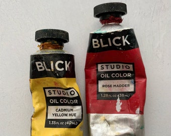Vintage Paint Tubes Blick Oil Color