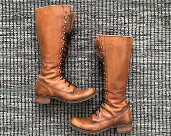 Vintage Frye Boots Size 6 Black Label