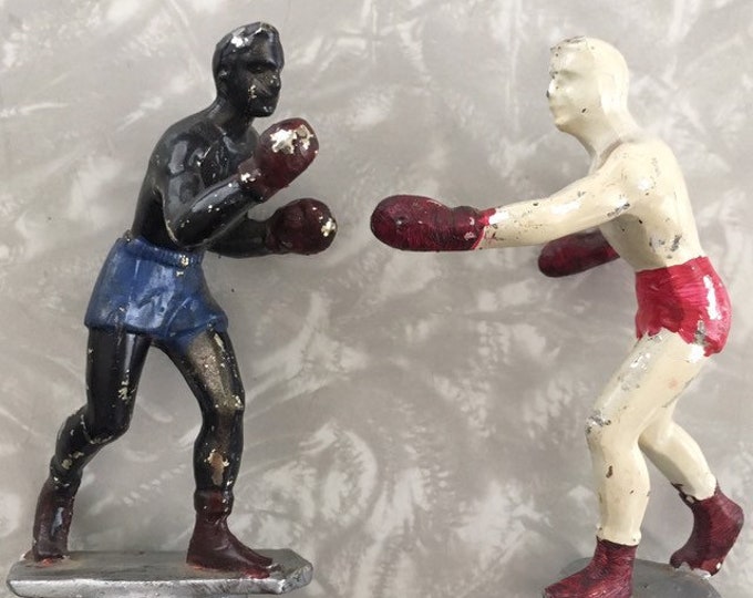 Vintage Boxing Trophy Toppers Set of Two Etsy