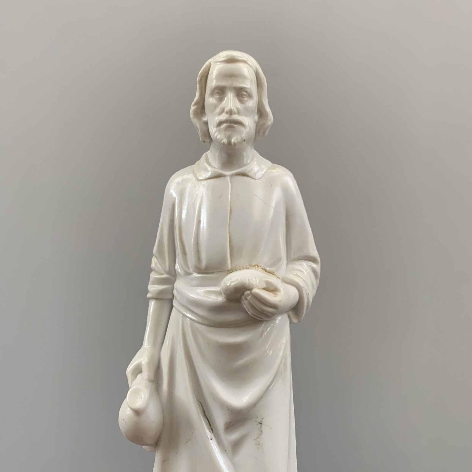 Vintage Plastic Jesus Statue Etsy
