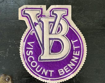 Vintage Patch Viscount Bennett