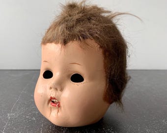 Vintage Doll Head DIY Haircut