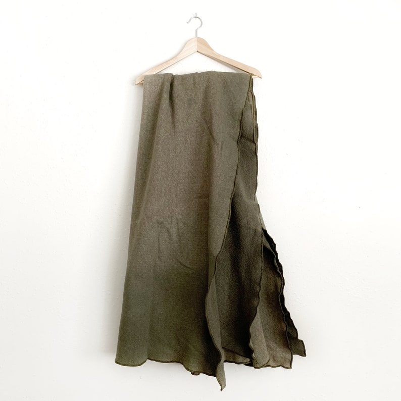 Vintage Wool Blanket Army Green Throw - Etsy
