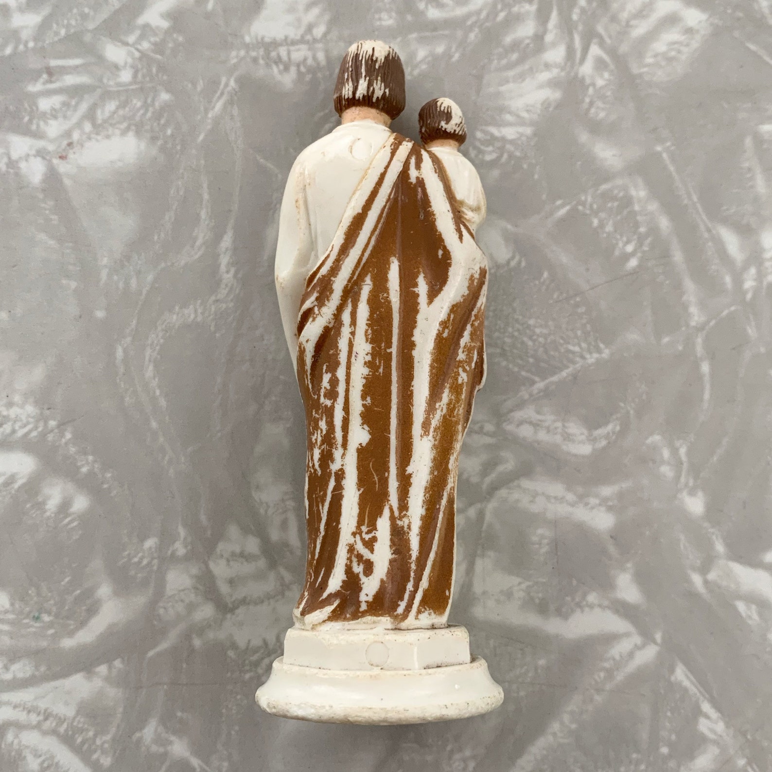 Vintage Saint Joseph Statue Plastic Jesus Etsy