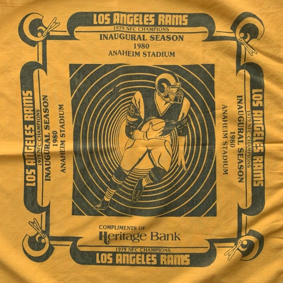 Vintage LA Rams Bandana 1980 - image 2