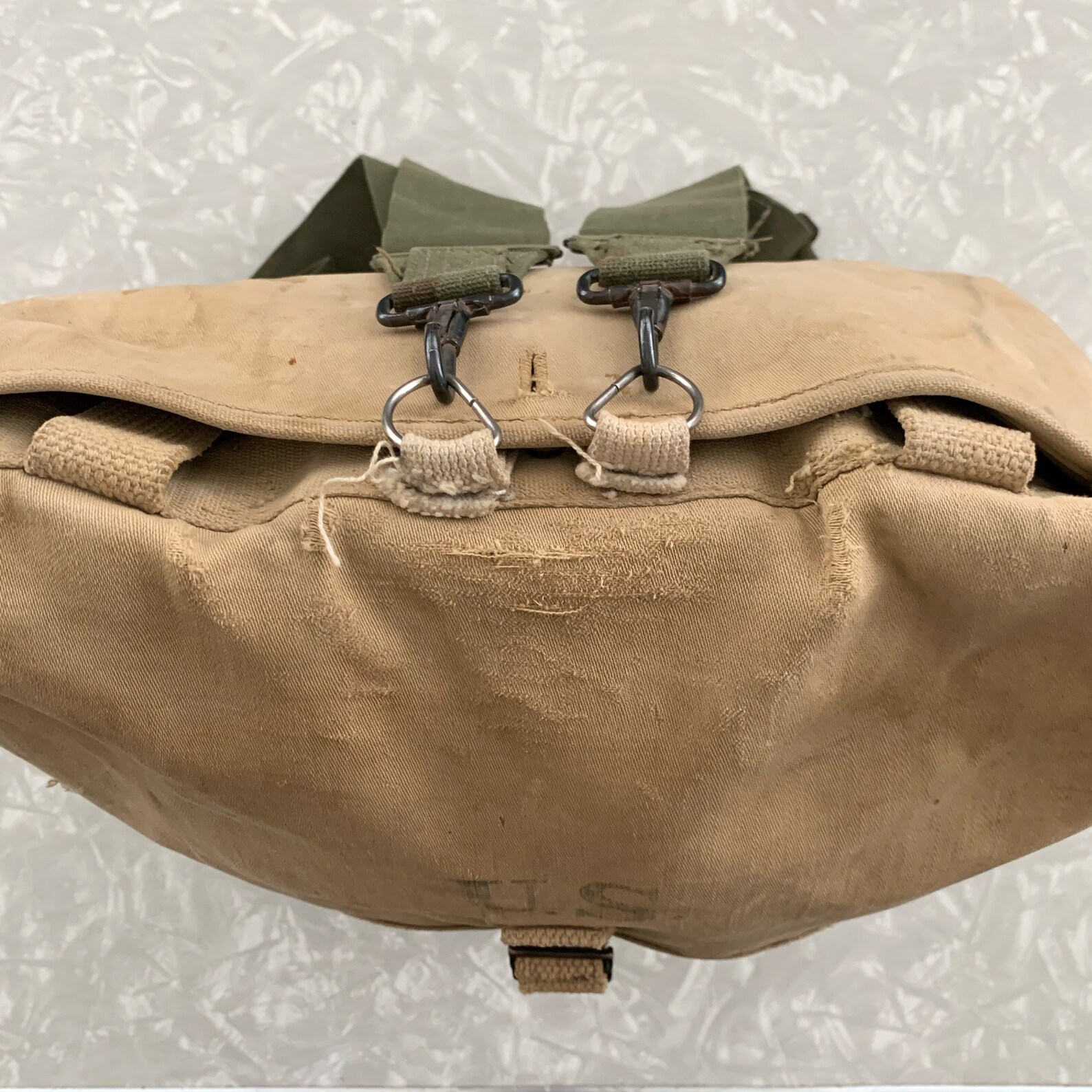 Vintage Backpack US Army Messenger Bag Etsy