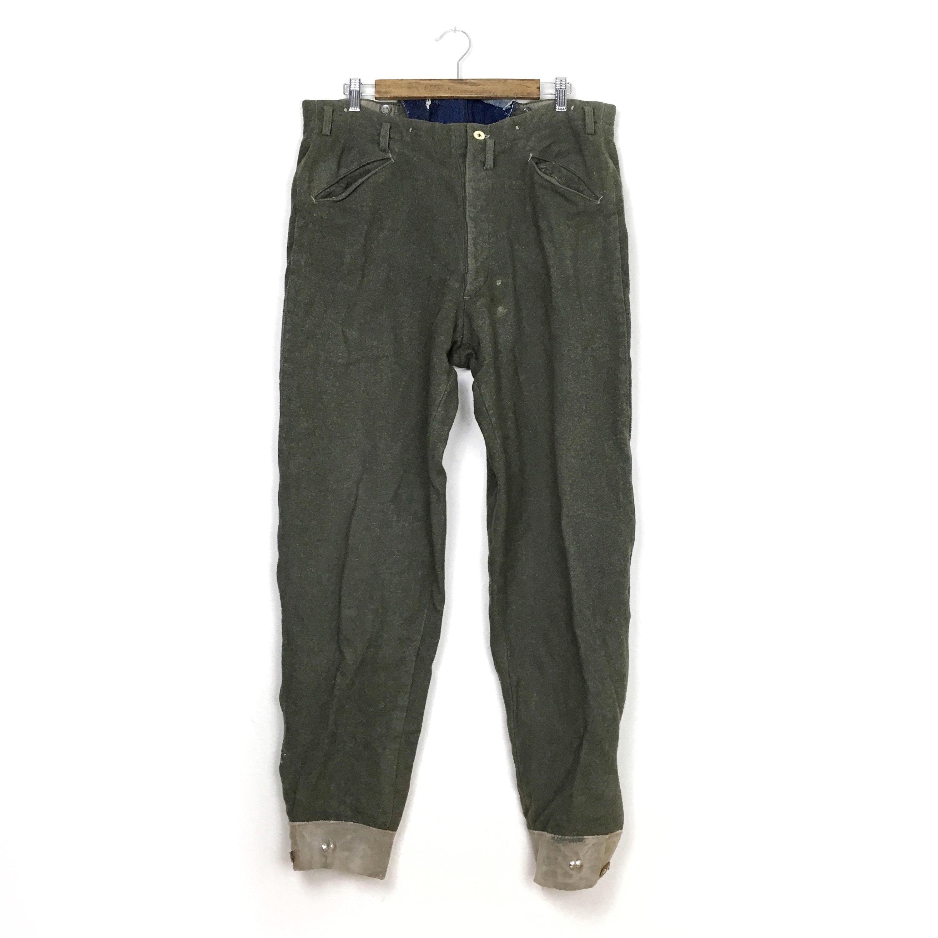 Pantalon en laine vert - Outdoorsman Vintage pantalon Pantalon Outdoorsman en laine vert - Outdoorsman Pantalon Vintage pantalon ae5a2e