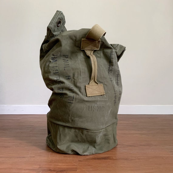 Vintage Army Duffel Bag Smith
