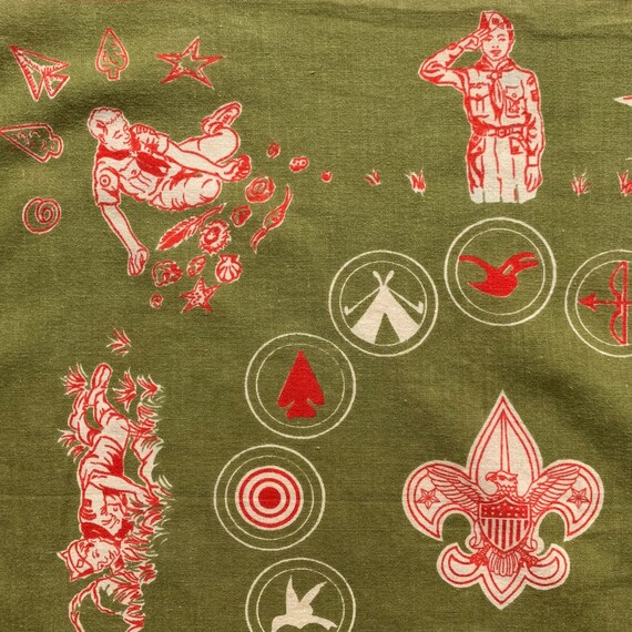 Vintage Boy Scout Handkerchief - image 3