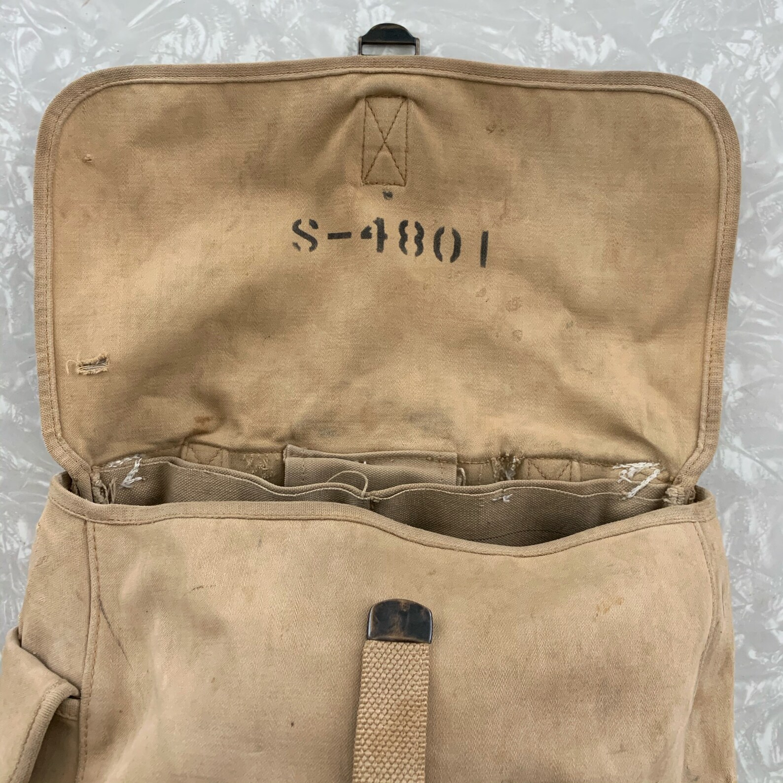 Vintage Backpack US Army Messenger Bag Etsy