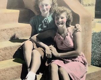 Vintage Family Photo 12 1/2 x 10 1/2