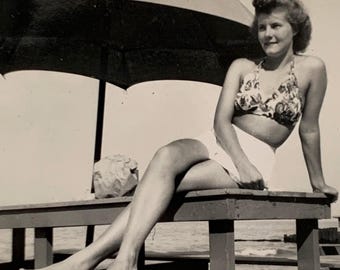 Vintage Photo Lot of 13 Summer Gals
