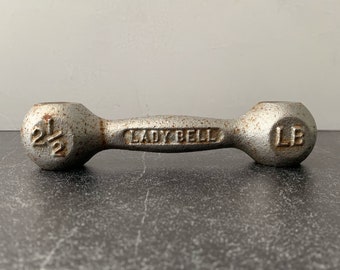 Vintage Weight 2 1/2 Lb Lady Bell