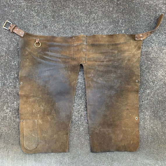 Vintage Leather Waist Apron Workwear