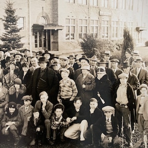 Vintage Panoramic Photo Gresham Berry Growers 1930