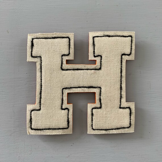 Vintage Chenille OH Letters - image 6