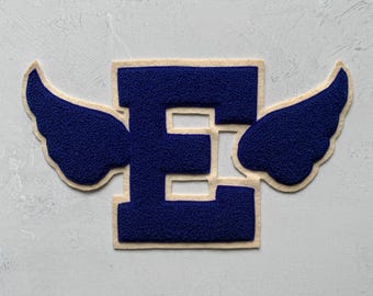 Vintage Chenille Letter Flying E