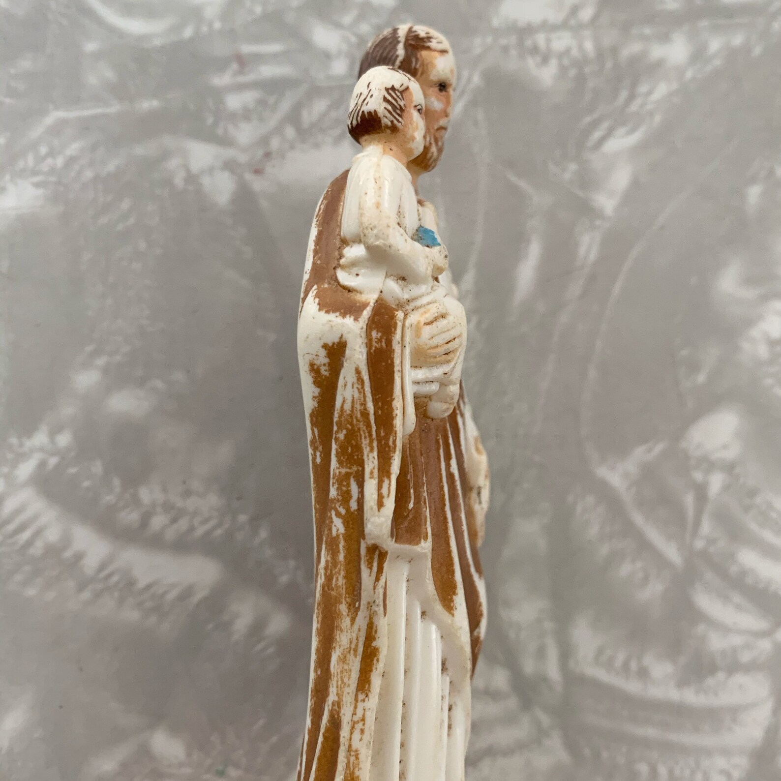 Vintage Saint Joseph Statue Plastic Jesus Etsy