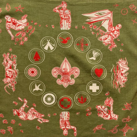 Vintage Boy Scout Handkerchief - image 2